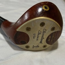 Vintage Cleveland Classic Oil Hardened RC 85 USA Wood Driver 1 Dynamic Gold R400