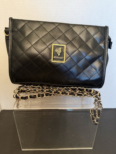 Younique black faux - , leather