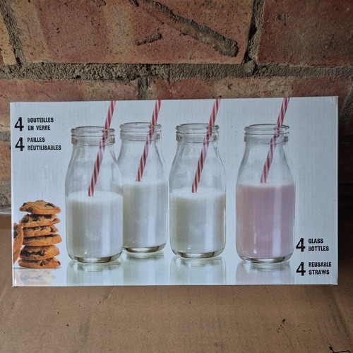 New set glass milk - set,