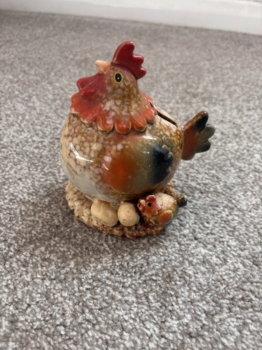 Reclaimed vintage ceramic - ceramic, hen