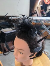 Beautiful Black Fascinator