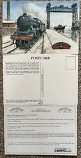 Middlesbrough Football Train Unused Postcard With Information Card