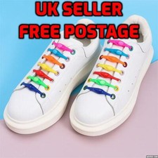 Shoe Laces Silicone Elastic No