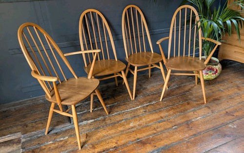 Vintage ercol windsor - 4x,