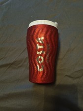 Costa coffee red - red, glitter