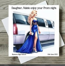 Prom Card Personalised 3 Dress