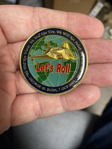 Patriots coin george - bush, oct