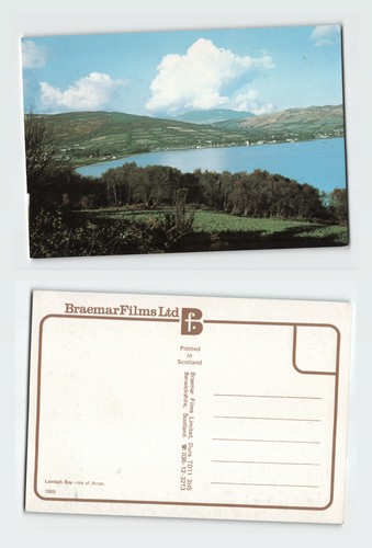 Vintage postcard lamlash - postcard, bay