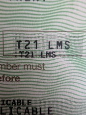 T21 LMS - Private Number Plate Reg On Retention For Sale -