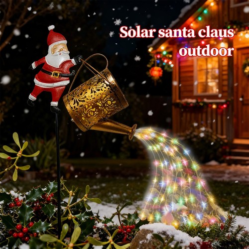 Solar kettle santa - solar, christmas