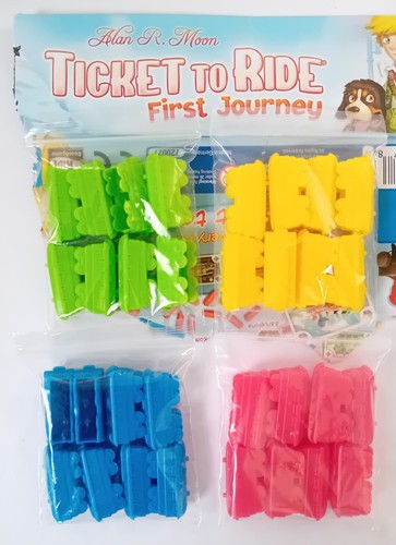 Plastic trains in each - trains,