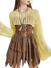 Women's Hollow Out Knit Bolero