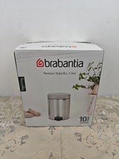 Brabantia 112065 Pedal Bin newIcon with Plastic Inner Bucket, 5 Litre - White