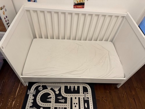 Ikea sundvik white cot bed - ikea,