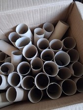80 Empty Clean Cardboard Tubes