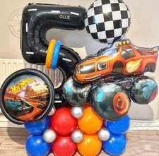 34pcs Hot Wheels Theme Boy