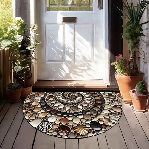 Colorful pebble stone welcome - pebble,