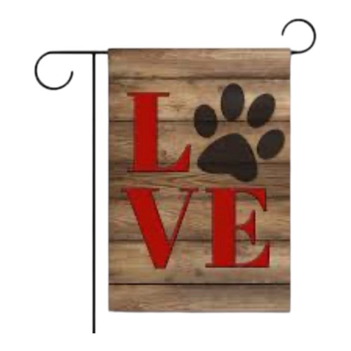 Dog lovers garden flag - garden,