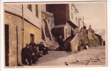 An Early Photochrom Post Card of Mevagissey Quayside. Cornwall