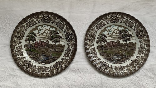 20cm side plates olde - 2x,