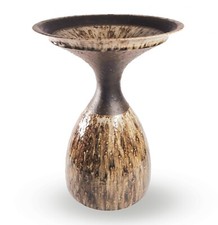 Large 41cm Graeme James Studio Pottery Flare Vase Hans Coper Lucie Rie Influence
