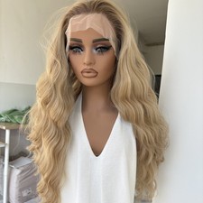 Layered Mixed Blonde Long Wavy