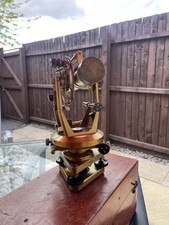 Vintage Theodolite ER Watts and Son Limited in original case