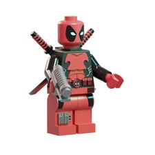 Deadpool Brick Figure