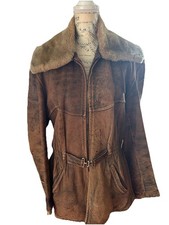 Vtg 1940's  Brown Half-Belt