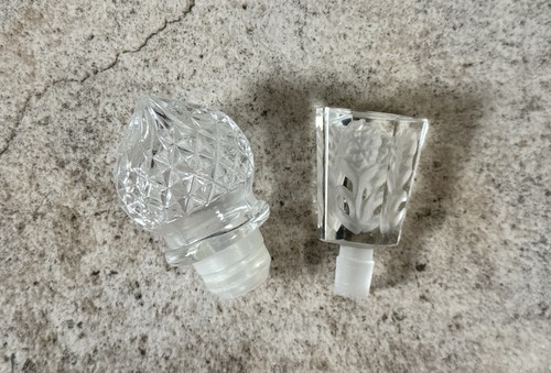 Vintage glass decanter - vintage,