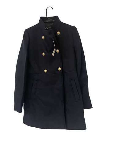Zara womens peacoat coat - womens, xs