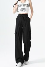 Womens Cargo Parachute Baggy