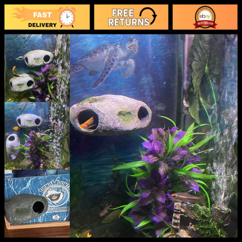 Magnetic rock cave aquarium - rock,