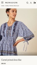 Womens Monsoon Blue Carmel