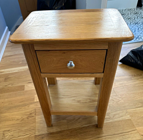 Wood brown bedside - wood,