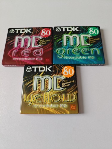 Tdk mini discs 80min - mini, new