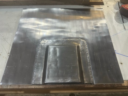 Lead slate bat - slate, 450x400mm