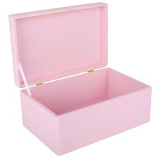 Wooden Storage Box with Hinged