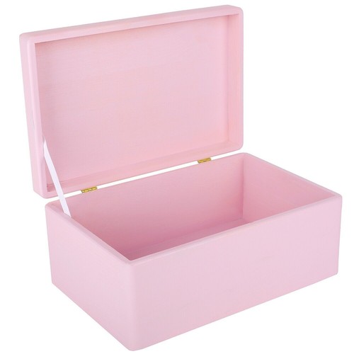 Wooden storage box with hinged - storage,