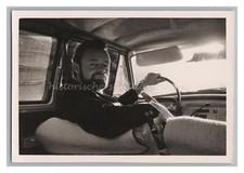 Man with Full Beard in Car -