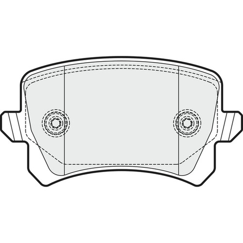 Brake pads set for passat - set,