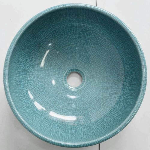 Crackle effect glaze bathroom - crackle,