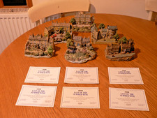 A FULL SET OF 6 DANBURY MINT "LAST OF THE SUMMER WINE" COTTAGES + C.O.A.s