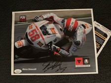 Marco Simoncelli signed 8.5 X