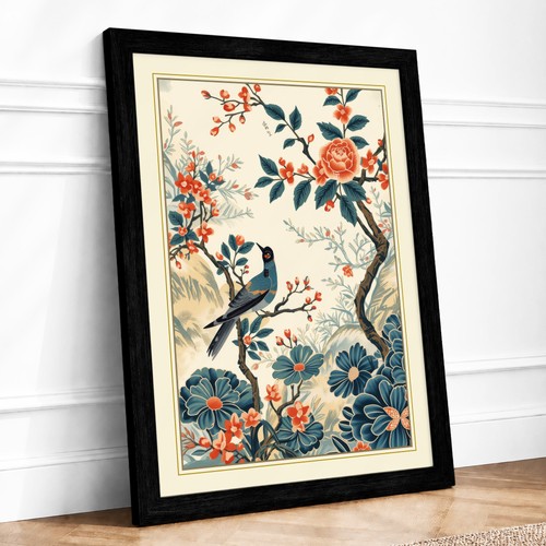 Birds among blossoms japandi - among,