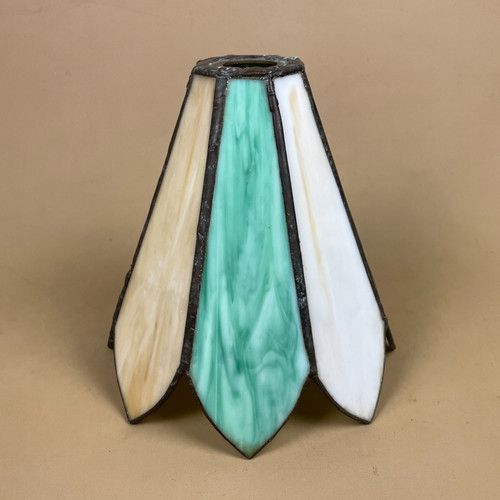 Vintage glass ceiling light - glass,