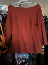 Orange Pinup Girl Clothing Sabrina Top