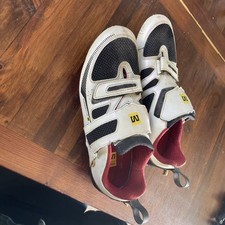 Mavic ErgoRidge Triathlon Multi Sport Cycling Shoes UK8 + Pedals