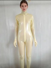 Latex rubber gummi catsuit - gummi,