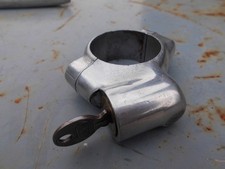 Lambretta Model E Model F Steering Lock c/w Key, Genuine, Good